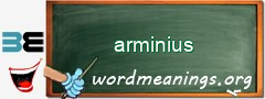 WordMeaning blackboard for arminius